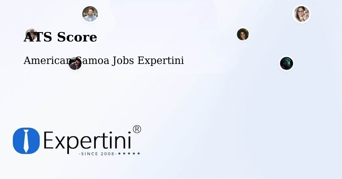 Resume ATS Score & Job Description Match Tool – American Samoa - American Samoa Jobs Expertini